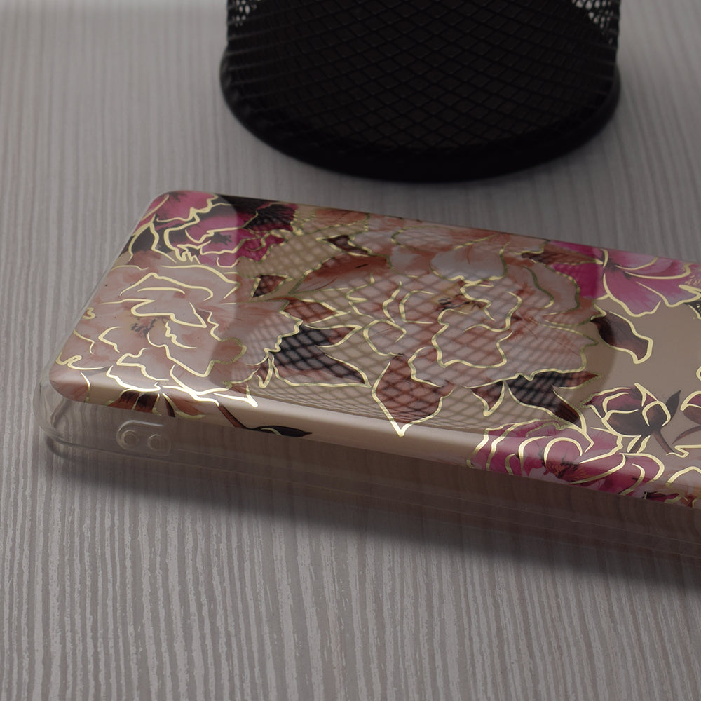 Techsuit - Marble Series - iPhone 13 Pro Max - Mary Berry Nude