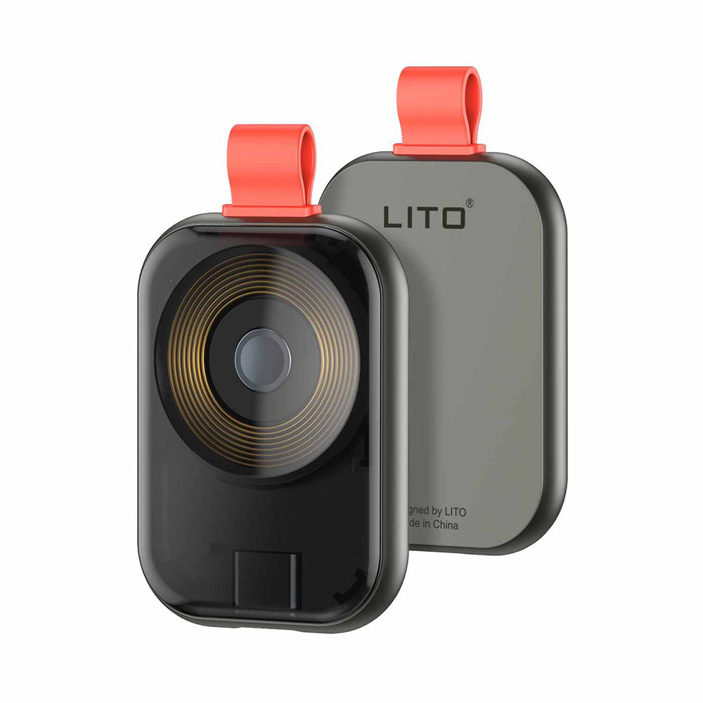 Lito - Magnetic Wireless Charger (LC03) - for Apple Watch, with Keyring, Charge On the Go, 5W, 1A - Black