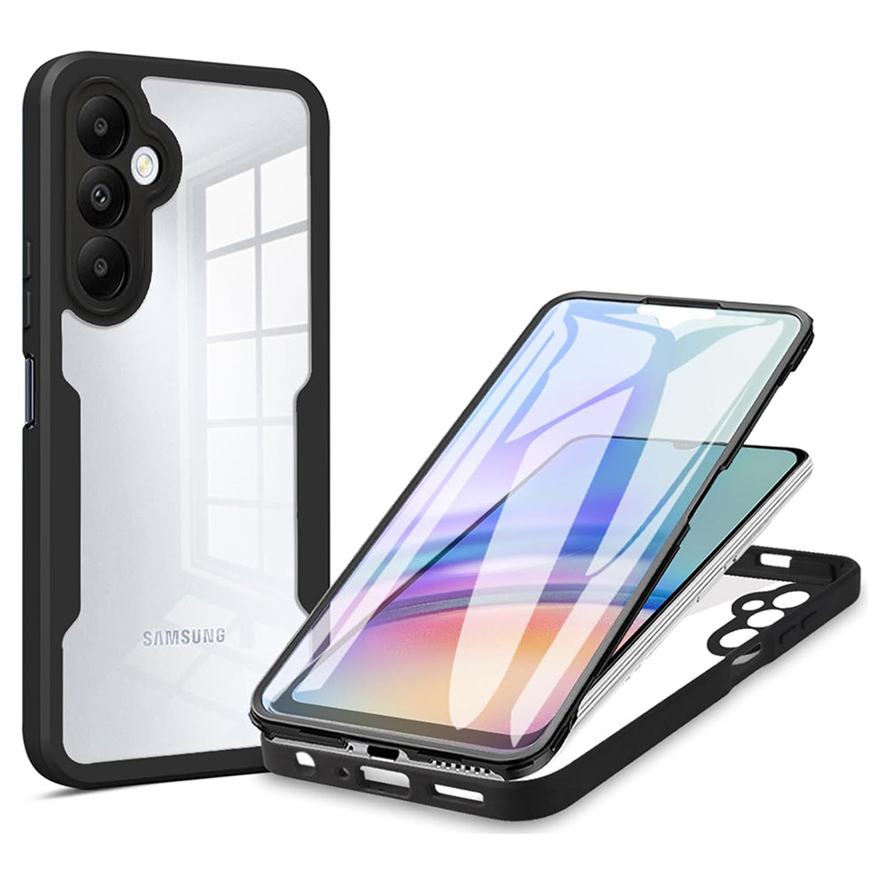 TechSuit Folie de protectie Techsuit ColorVerse 360 Series + compatibil cu Samsung Galaxy A05s, Negru