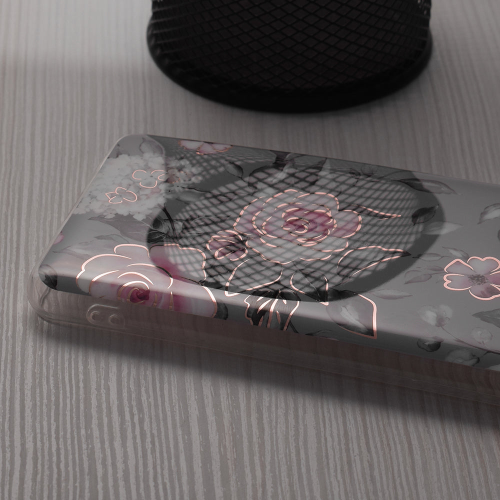 Techsuit - Marble Series - Honor Magic6 Lite - Bloom of Ruth Gray