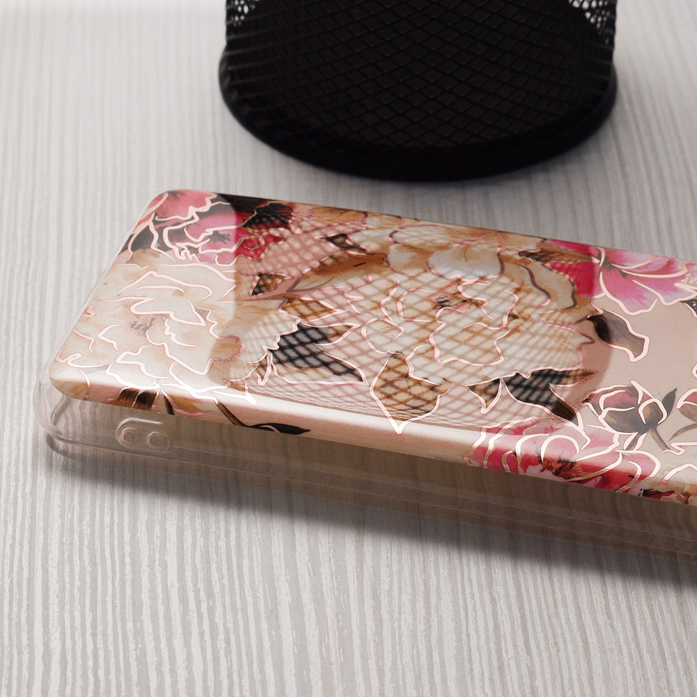 Techsuit - Marble Series - Honor Magic6 Lite - Mary Berry Nude