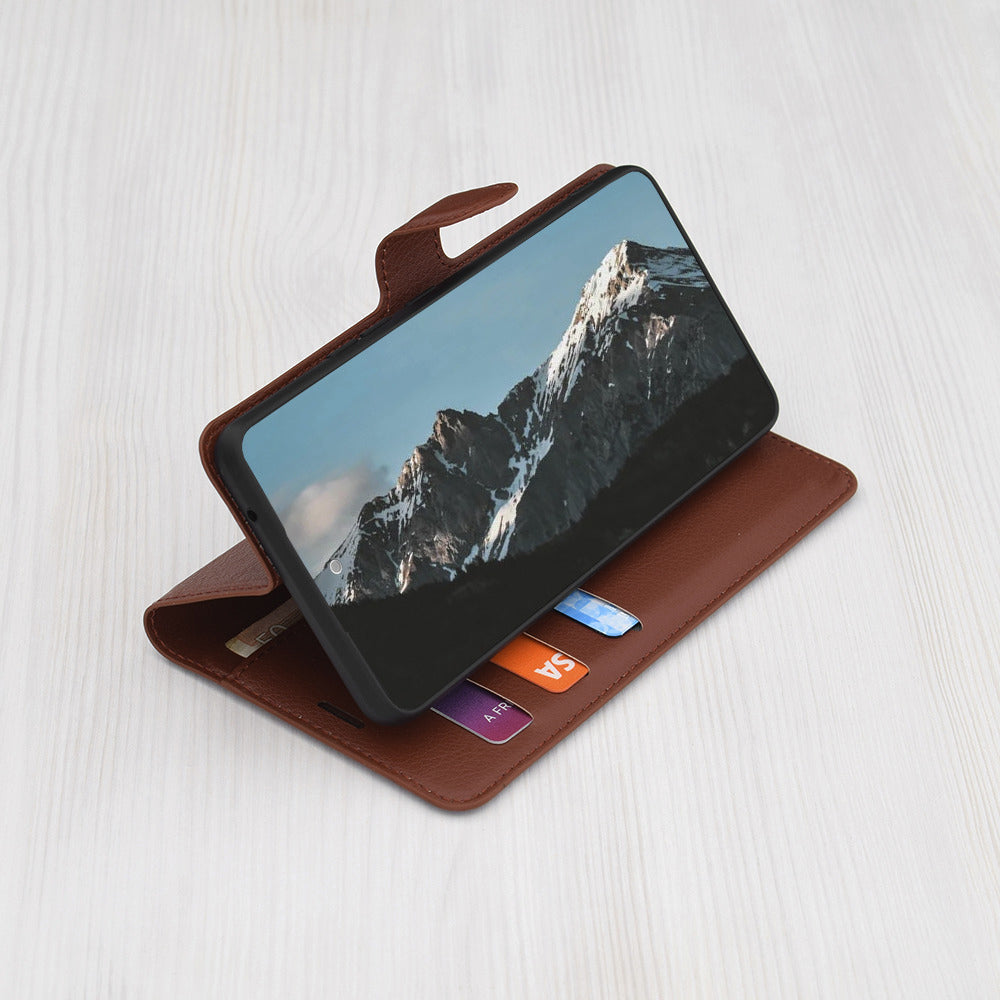 Techsuit - Leather Folio - Oppo Reno13 Pro - Brown