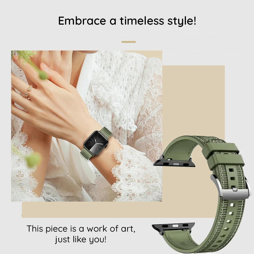 Techsuit - Watchband 22mm (W051) - Huawei Watch GT 2 (46mm)/GT 2 Pro/GT 3 Pro (46mm)/Ultimate, Xiaomi Watch S1 - Black