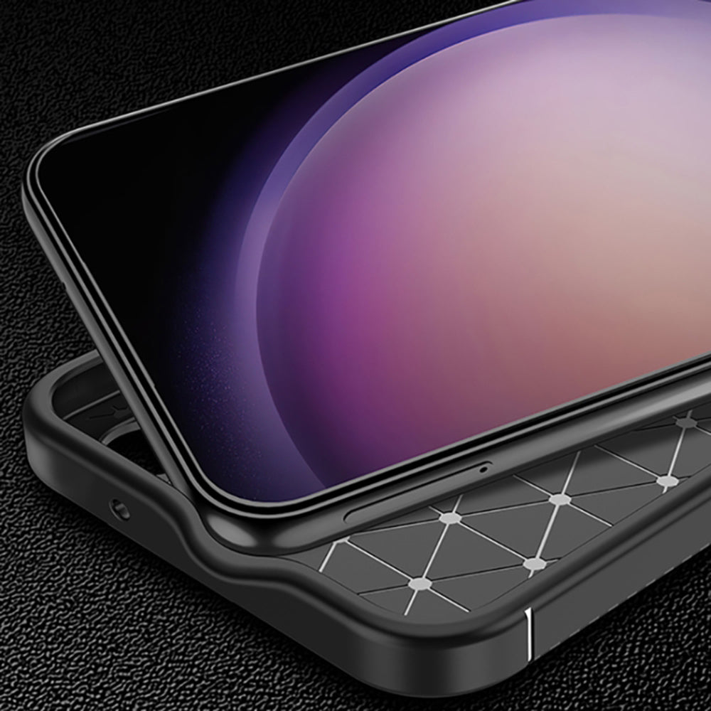 Techsuit - CarbonFiber - Samsung Galaxy S24 - Black