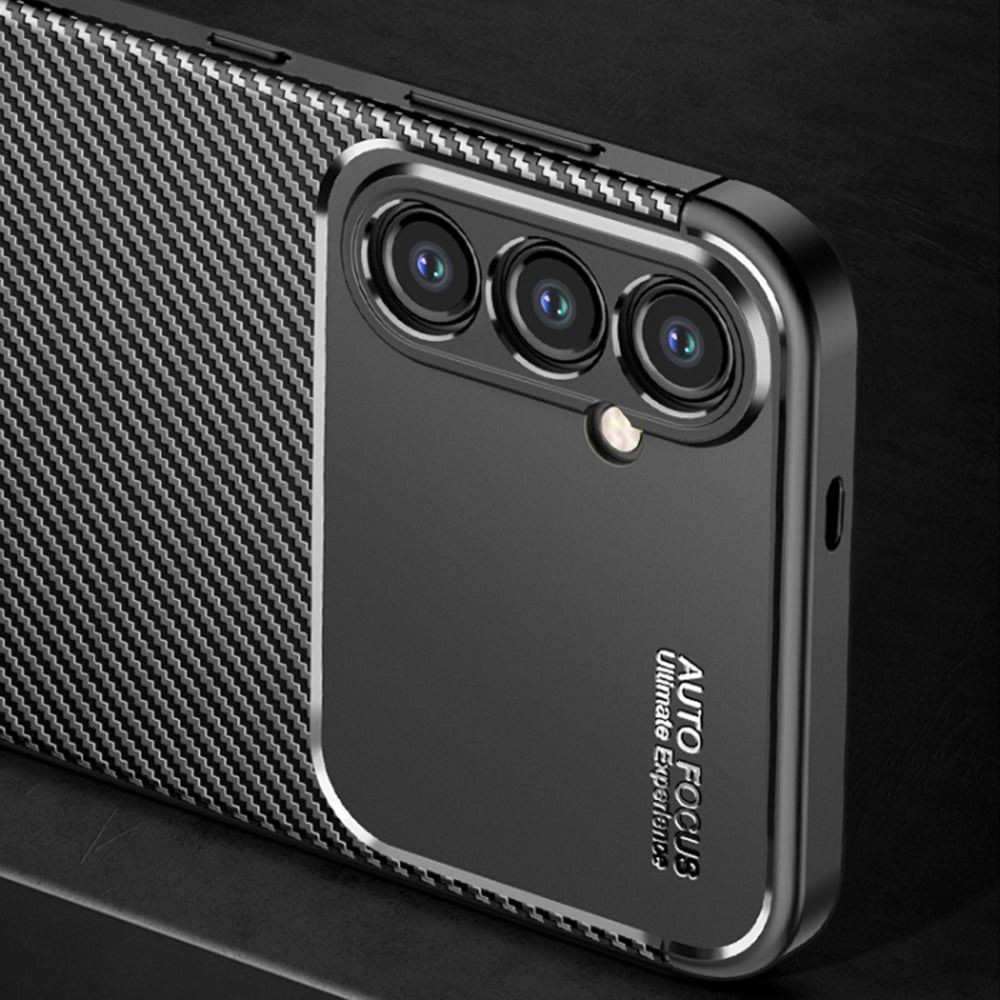 Techsuit - CarbonFiber - Samsung Galaxy S24 - Black