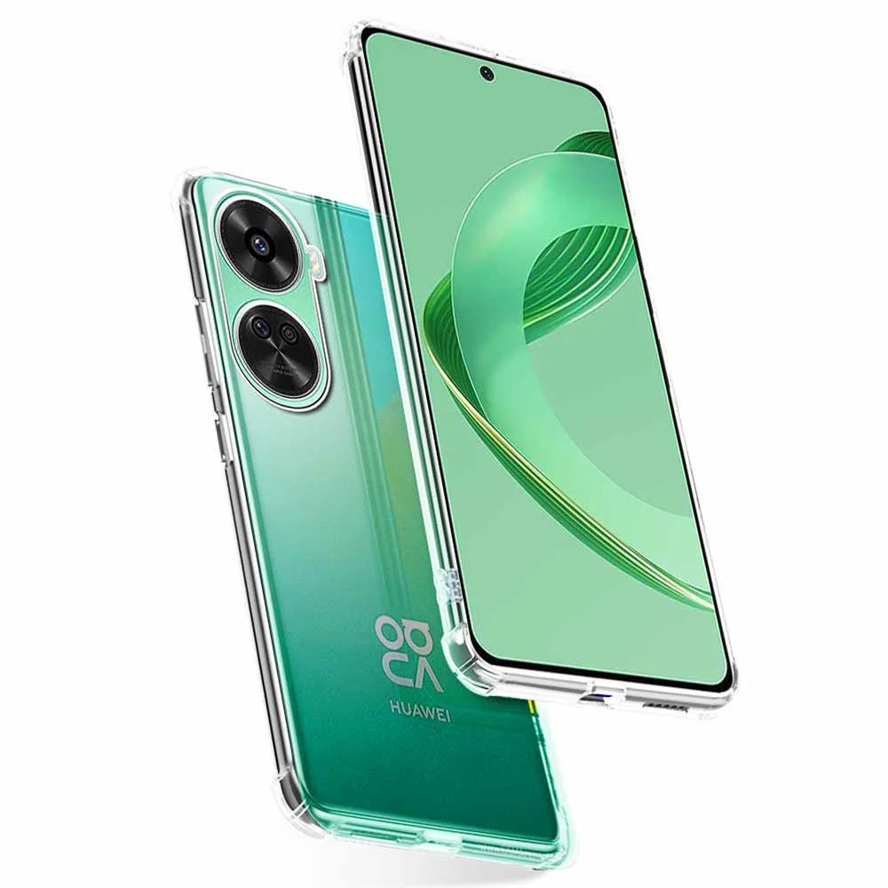 Techsuit - Shockproof Clear Silicone - Huawei nova 11 SE / 12 SE - Clear
