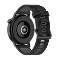 Techsuit - Watchband 20mm (W002) - Samsung Galaxy Watch 4/5/Active 2, Huawei Watch GT 3 (42mm)/GT 3 Pro (43mm) - Black