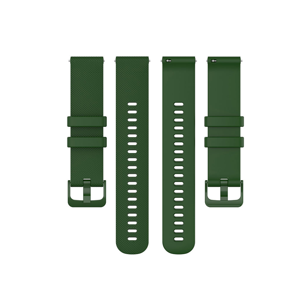 Techsuit - Watchband 20mm (W006) - Samsung Galaxy Watch 4/5/Active 2, Huawei Watch GT 3 (42mm)/GT 3 Pro (43mm) - Green