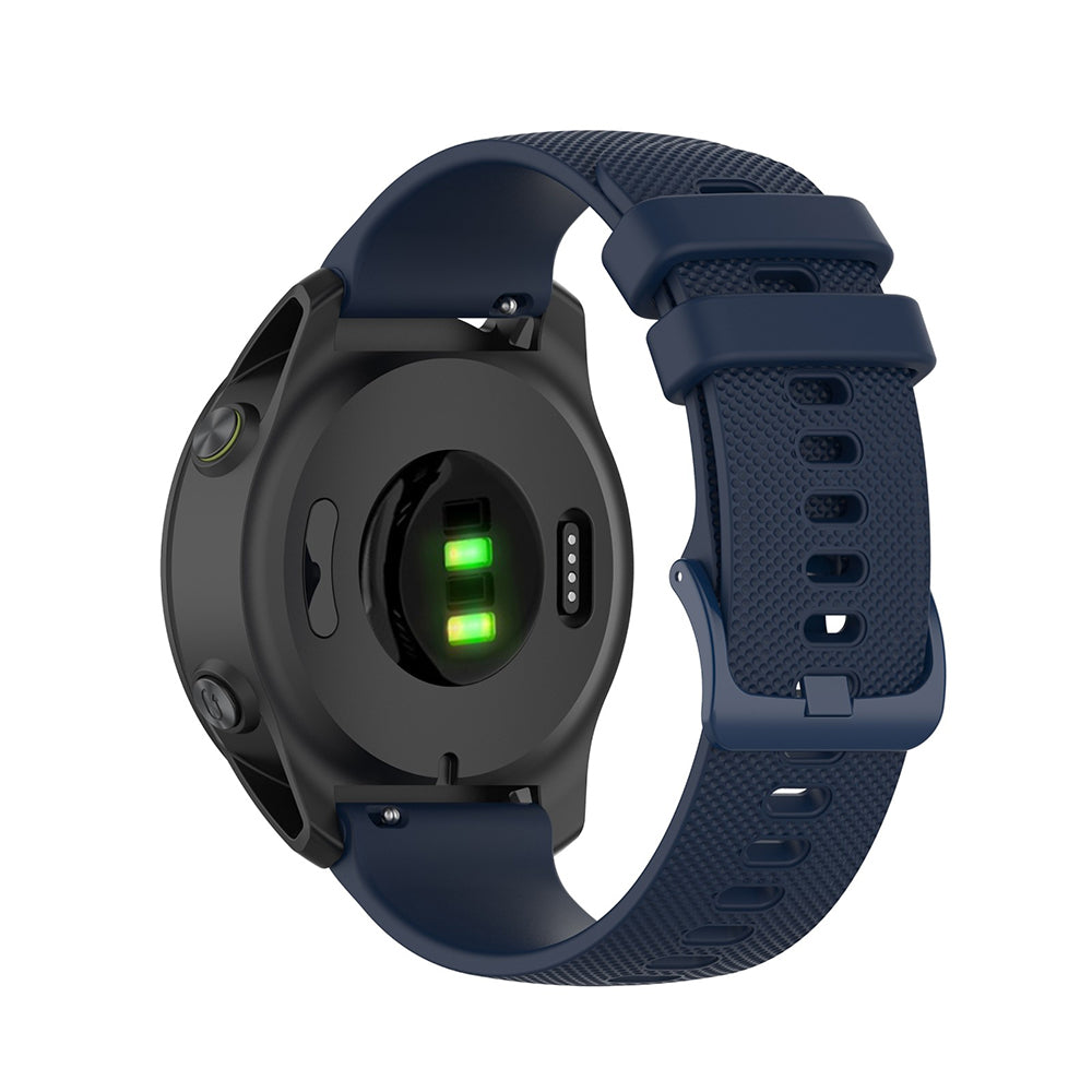 Techsuit - Watchband 20mm (W006) - Samsung Galaxy Watch 4/5/Active 2, Huawei Watch GT 3 (42mm)/GT 3 Pro (43mm) - Blue