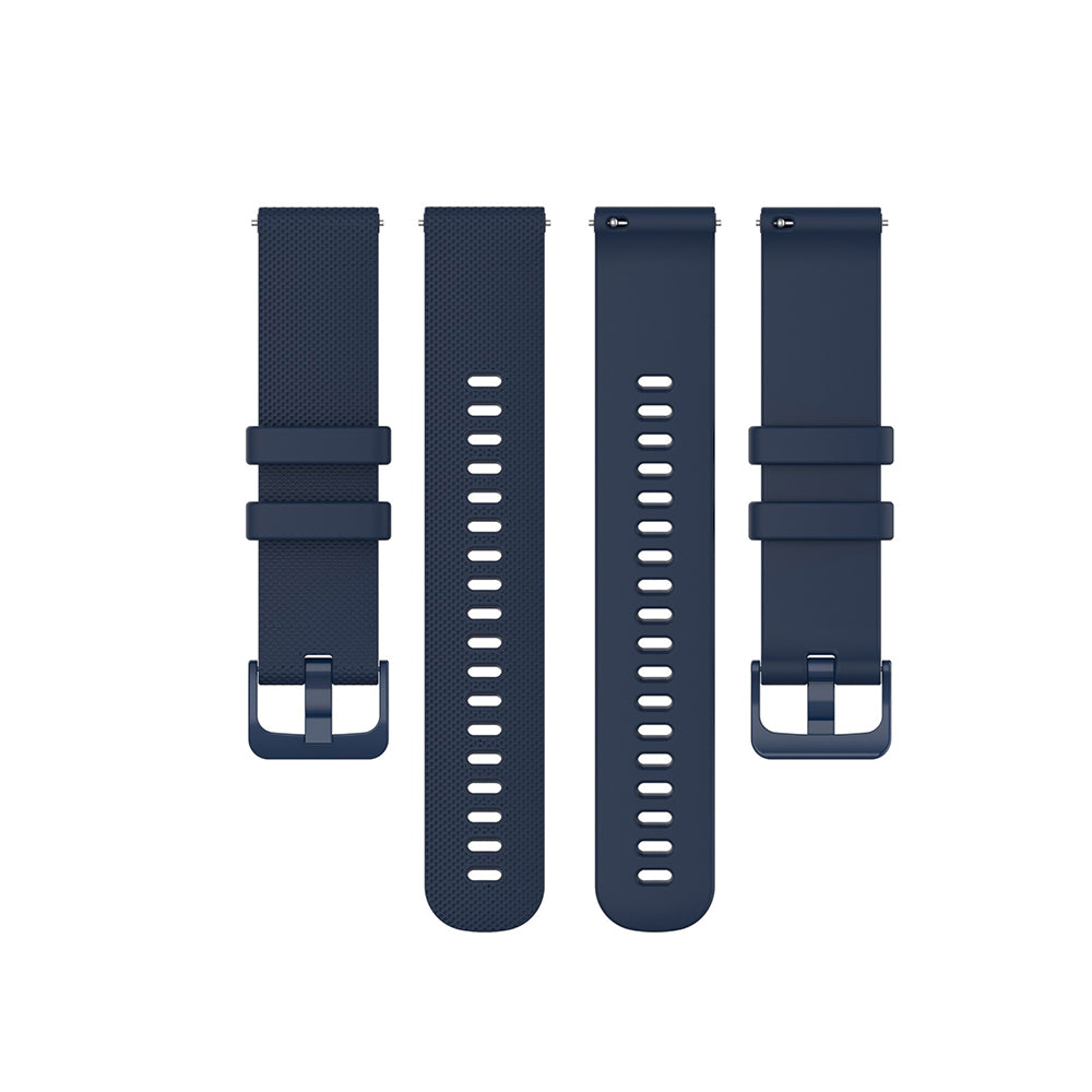 Techsuit - Watchband 20mm (W006) - Samsung Galaxy Watch 4/5/Active 2, Huawei Watch GT 3 (42mm)/GT 3 Pro (43mm) - Blue