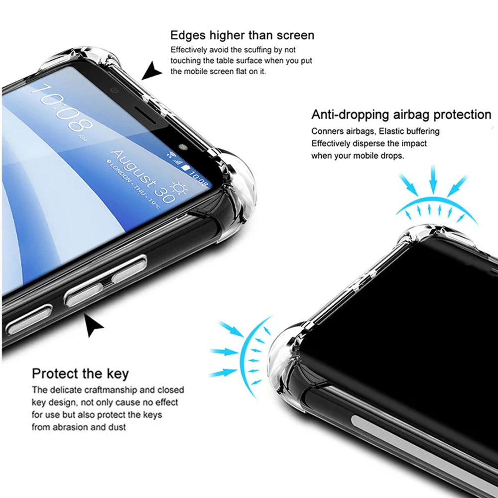 Techsuit - Shockproof Clear Silicone - Huawei Pura 70 - Clear