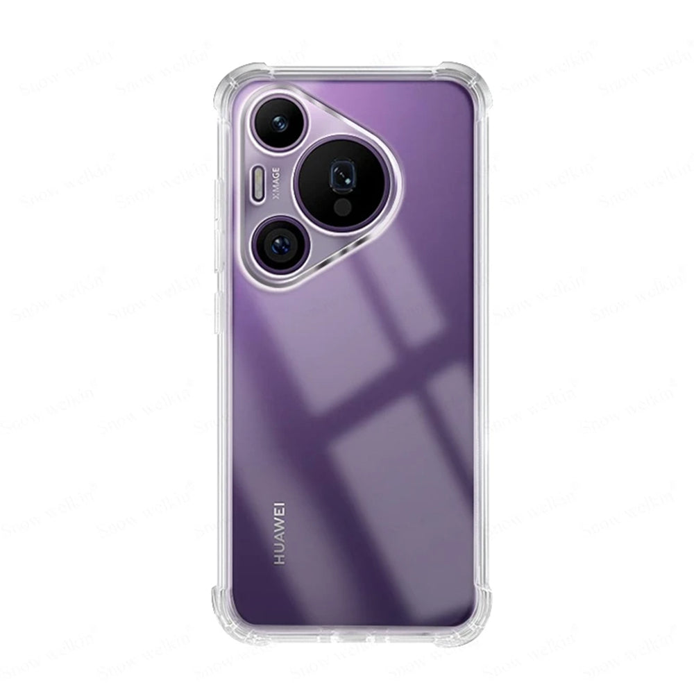Techsuit - Shockproof Clear Silicone - Huawei Pura 70 - Clear
