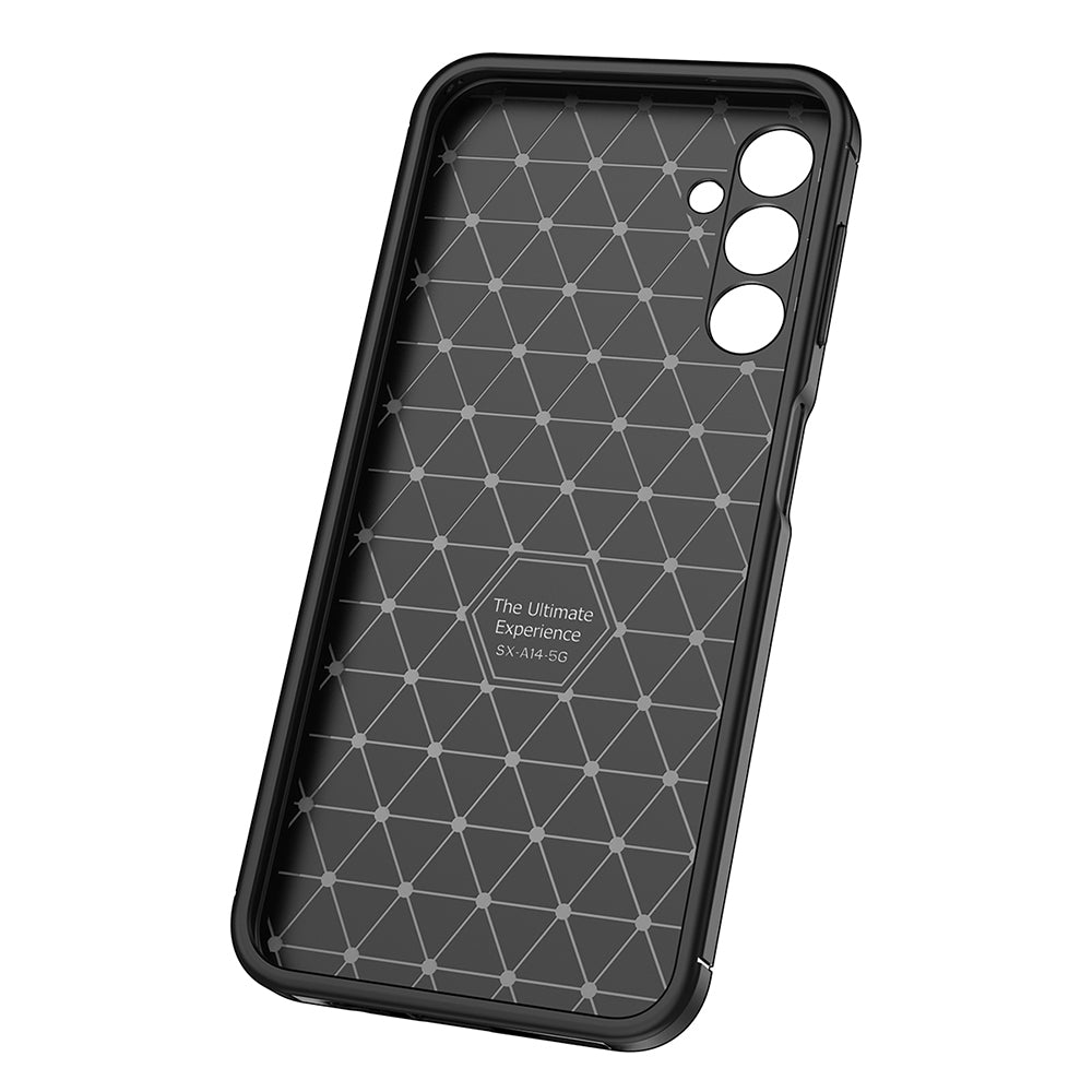 TechSuit Husa de protectie Techsuit CarbonFiber compatibil cu Samsung Galaxy A14 4G / A14 5G, Negru – imagine 6