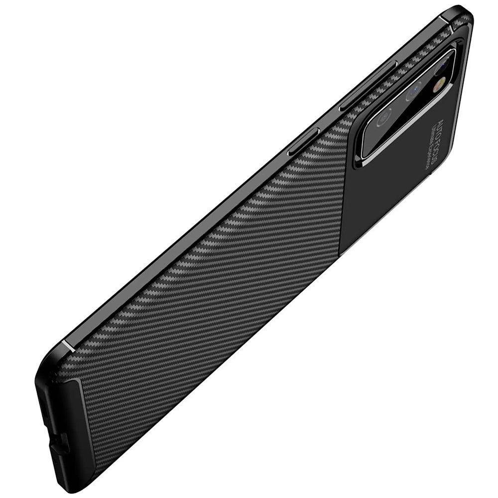 Techsuit - CarbonFiber - Samsung Galaxy S20 FE / S20 FE 5G - Black