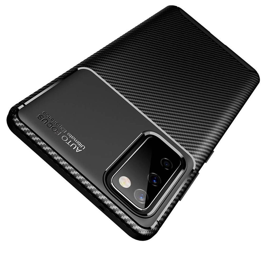 Techsuit - CarbonFiber - Samsung Galaxy S20 FE / S20 FE 5G - Black