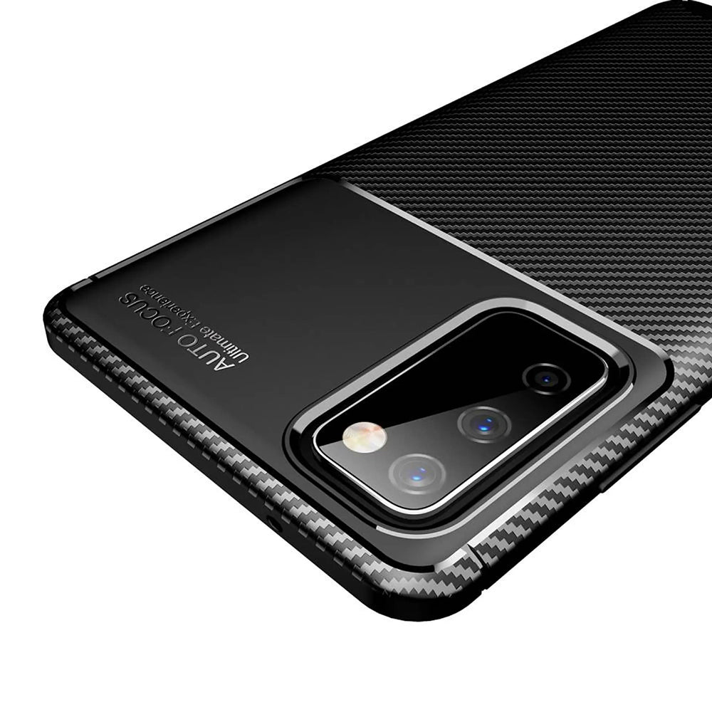 Techsuit - CarbonFiber - Samsung Galaxy S20 FE / S20 FE 5G - Black