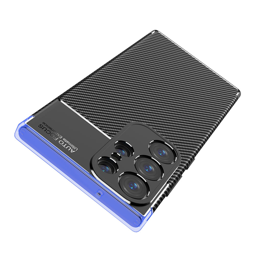 Techsuit - CarbonFiber - Samsung Galaxy S23 Ultra - Black