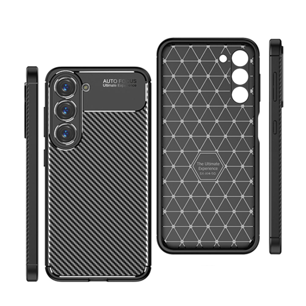 Techsuit - CarbonFiber - Samsung Galaxy S23 - Black