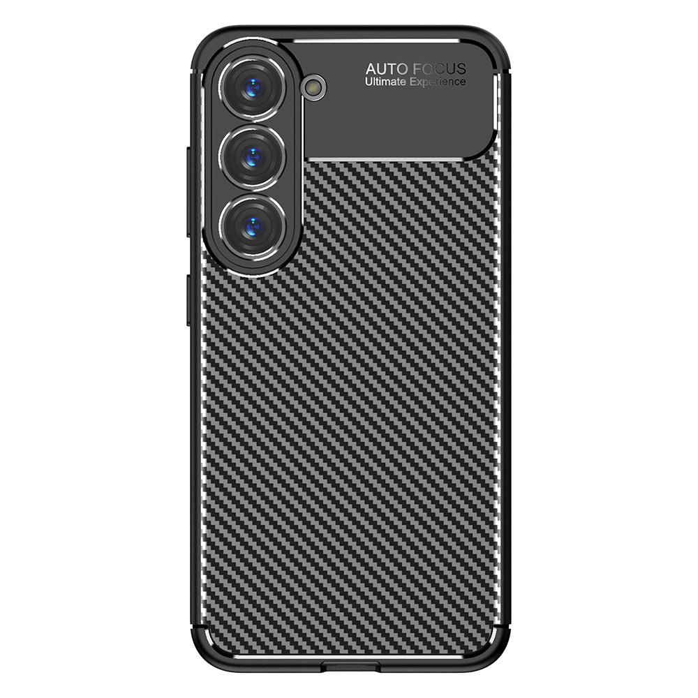Techsuit - CarbonFiber - Samsung Galaxy S23 - Black