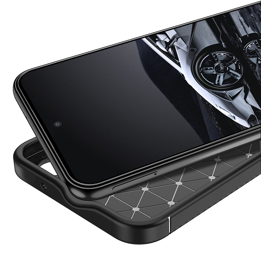 Techsuit - CarbonFiber - Samsung Galaxy S23 - Black