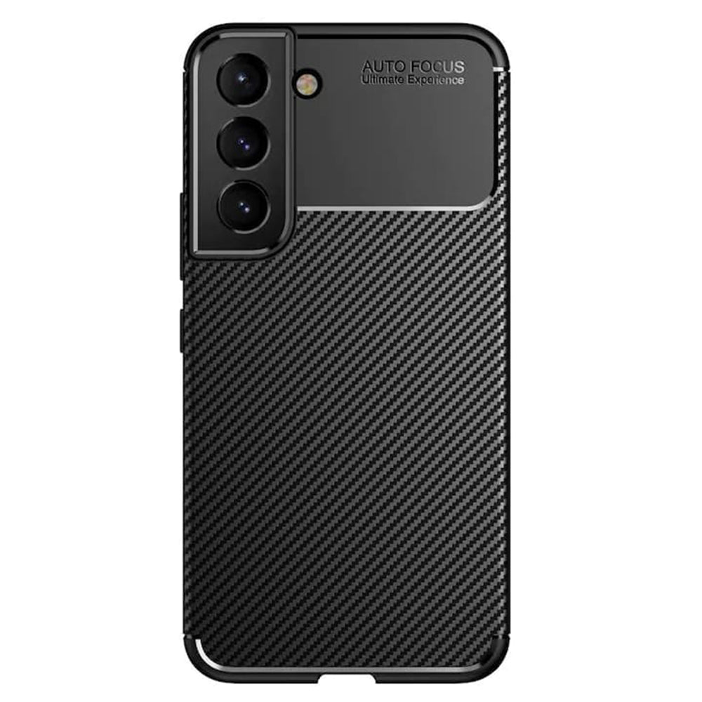 Techsuit - CarbonFiber - Samsung Galaxy S22 5G - Black