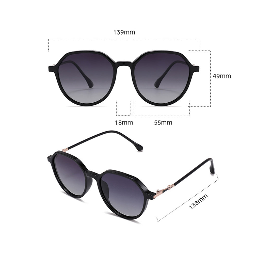 Ochelari de Soare Techsuit (2203), Metal, Polarizati, Roz
