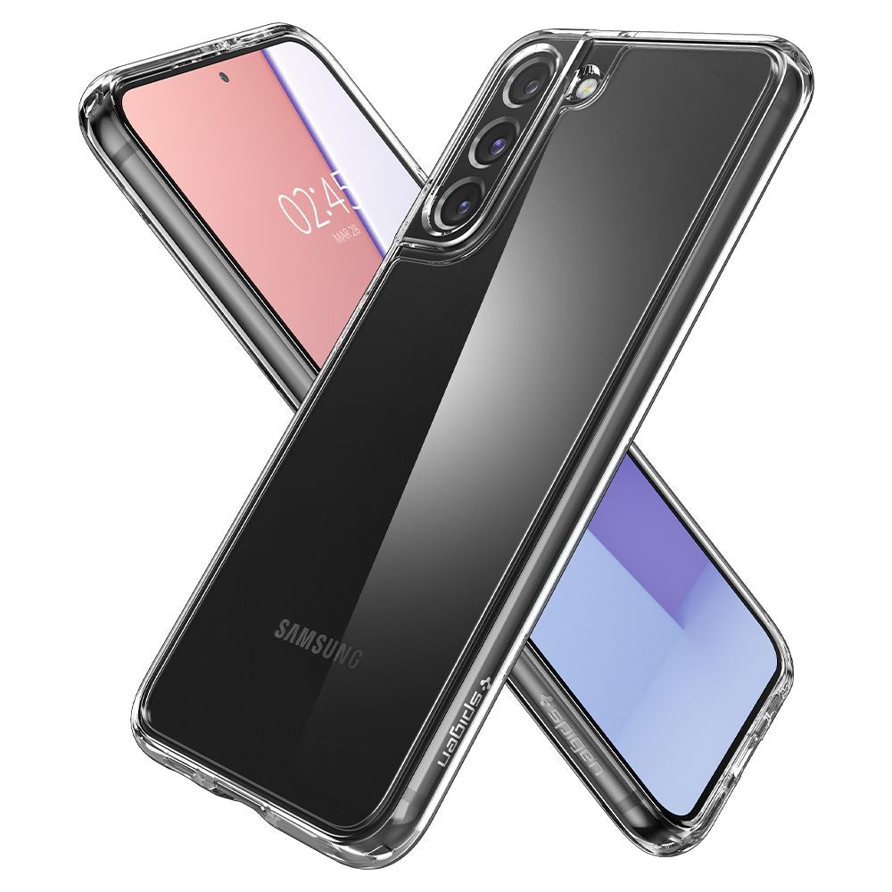Spigen Husa de protectie Spigen Ultra Hybrid (ACS03988) compatibil cu Samsung Galaxy S22, Transparent – imagine 2