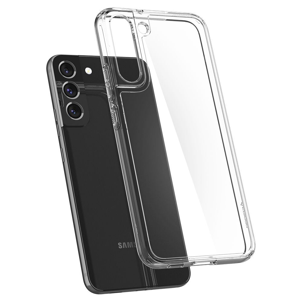 Spigen Husa de protectie Spigen Ultra Hybrid (ACS03988) compatibil cu Samsung Galaxy S22, Transparent – imagine 3