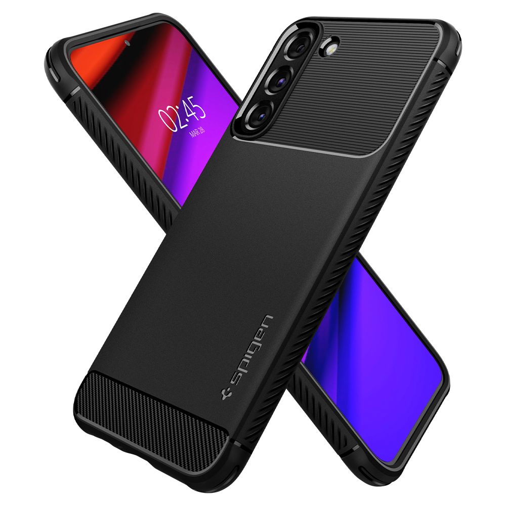 Spigen - Rugged Armor (ACS03986) - Samsung Galaxy S22 - Black