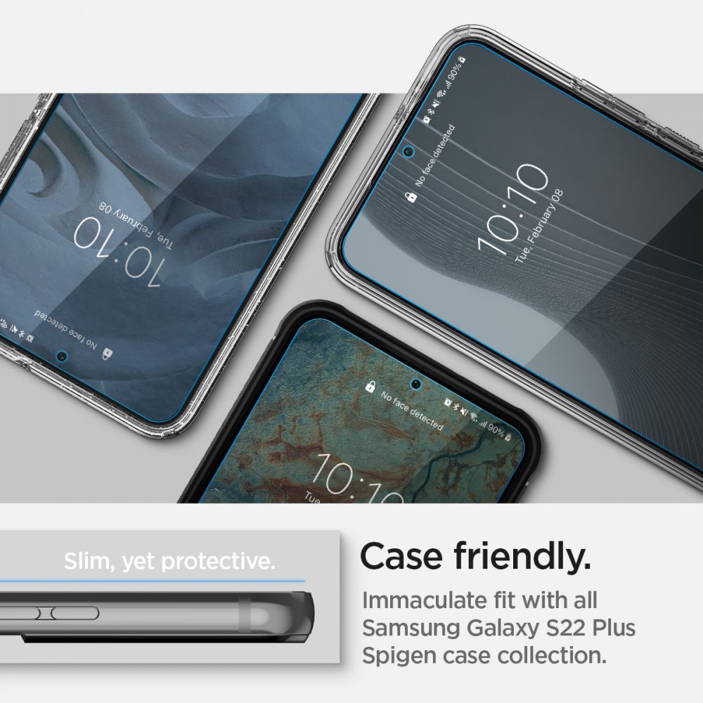 Spigen - (2 pack) Neo Flex (AFL04137) - Samsung Galaxy S22 Ultra - Clear