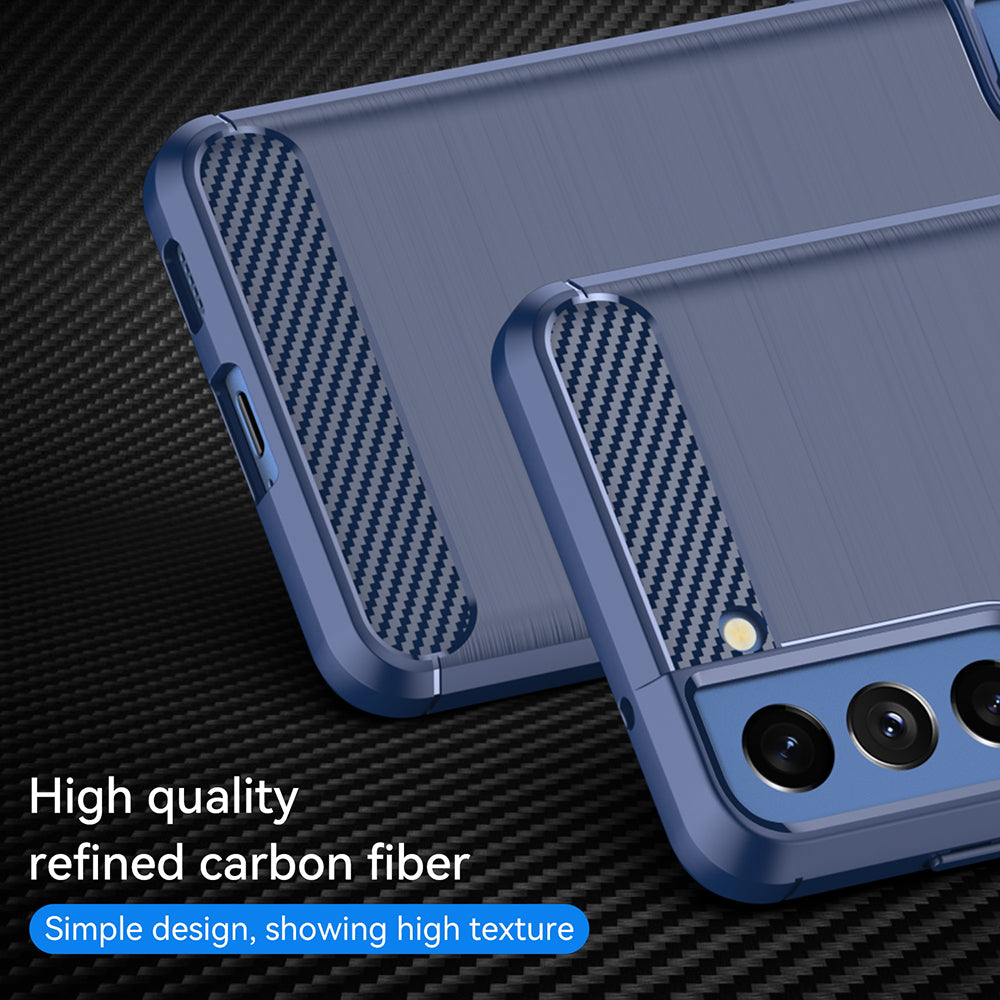 Techsuit - Carbon Silicone - Samsung Galaxy S20 FE / S20 FE 5G - Blue