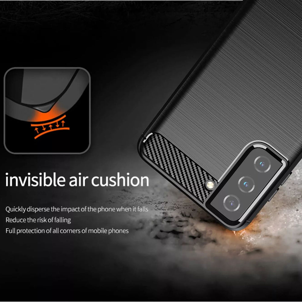 Techsuit - Carbon Silicone - Samsung Galaxy S20 FE / S20 FE 5G - Blue