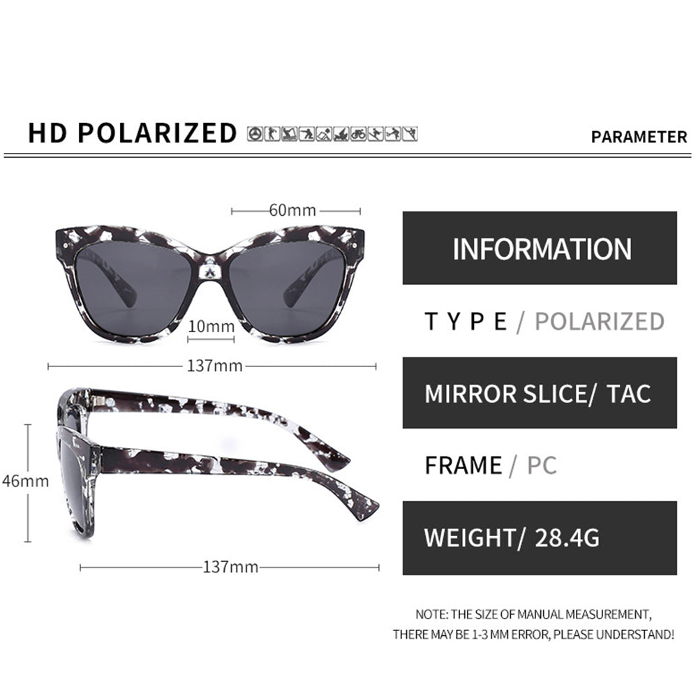 Techsuit - Sunglasses Polarised PC (OD8155-C3) - UV Protection - Brown / Black
