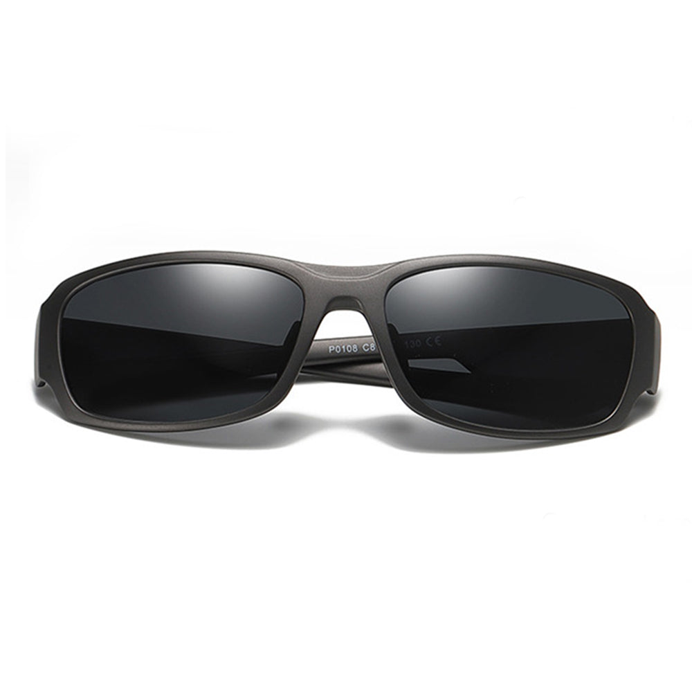 Techsuit - Sunglasses Polarised TR90 (MM108) - UV Protection - Matte Gray