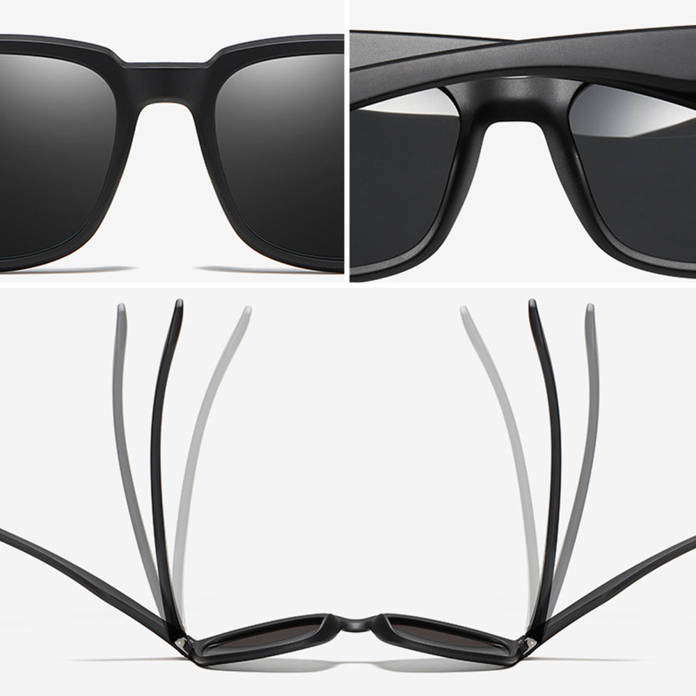 Ochelari de Soare Techsuit Polarised TR90 (MM101), Matte, Roșu