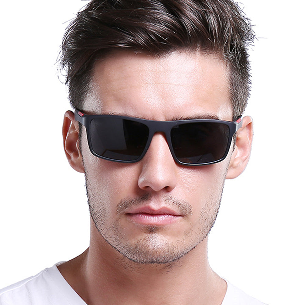 Ochelari de Soare Techsuit Polarised TR90 (MM101), Matte, Roșu