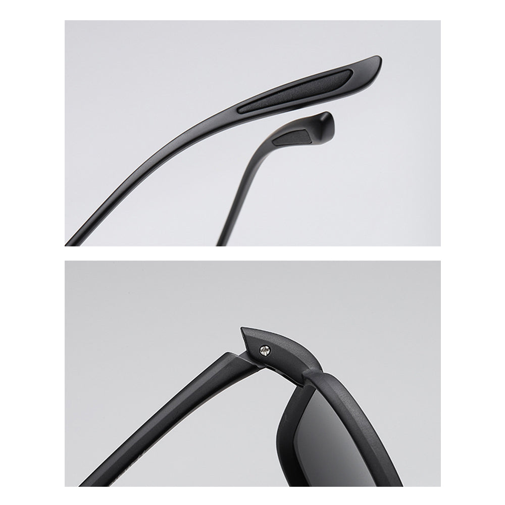 Techsuit - Sunglasses Polarised TR90 (MM99) - UV Protection - Matte Brown