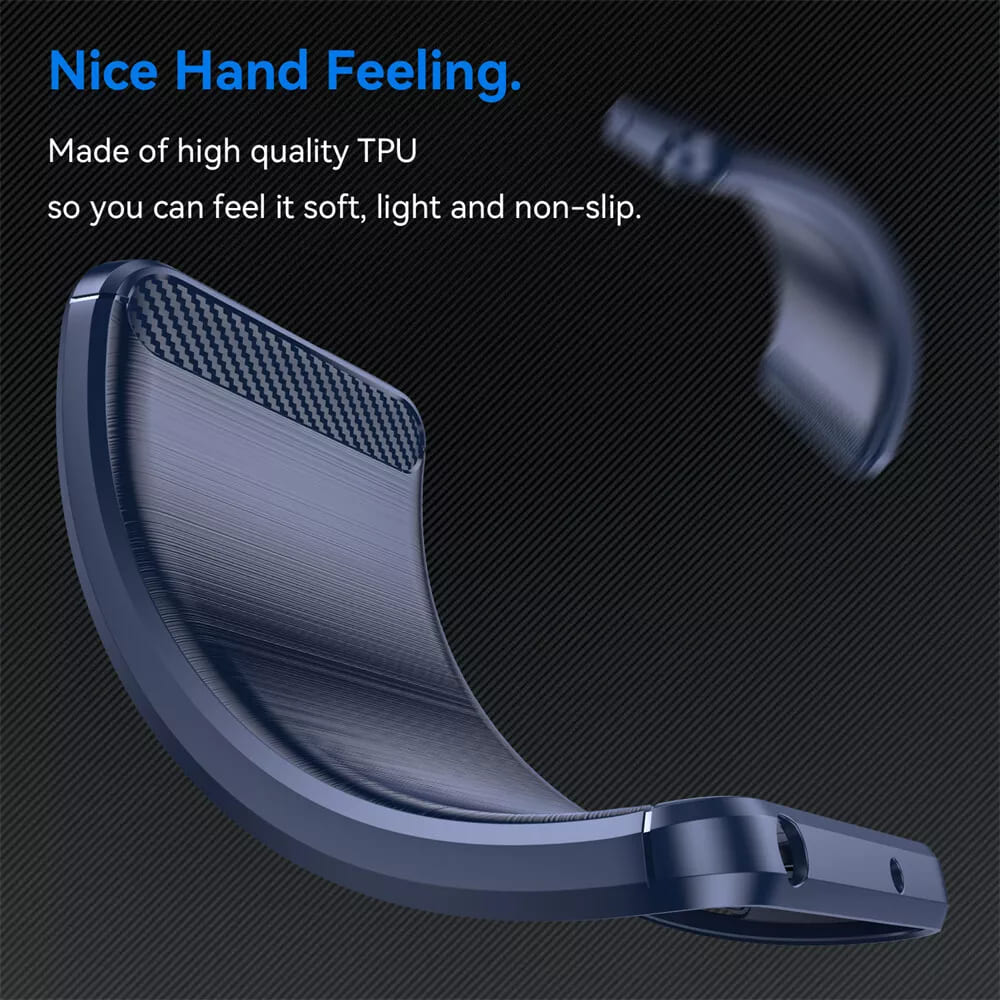 Techsuit - Carbon Silicone - Samsung Galaxy A55 5G - Blue