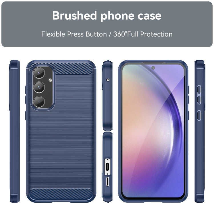 Techsuit - Carbon Silicone - Samsung Galaxy A55 5G - Blue