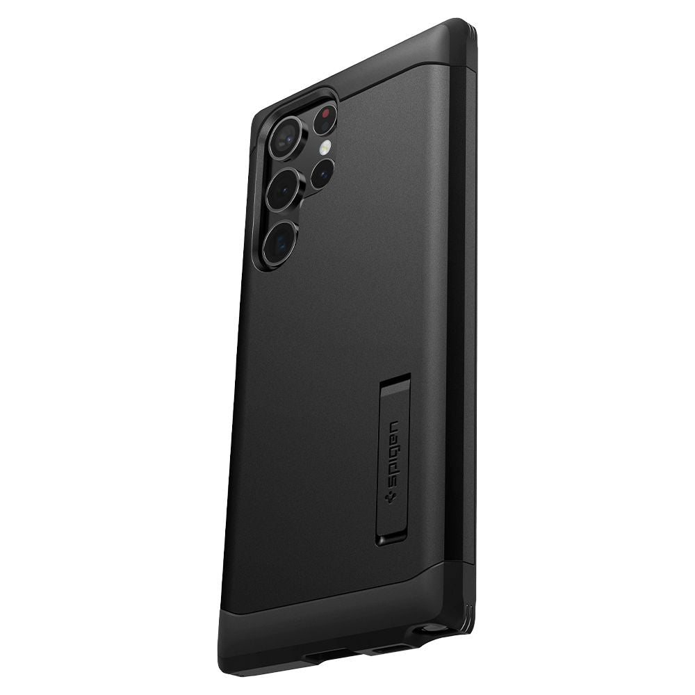 Spigen Husa de protectie Spigen Tough Armor (ACS03923) compatibil cu Samsung Galaxy S22 Ultra, Negru – imagine 5