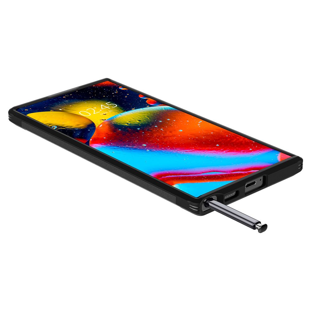 Spigen Husa de protectie Spigen Tough Armor (ACS03923) compatibil cu Samsung Galaxy S22 Ultra, Negru – imagine 7