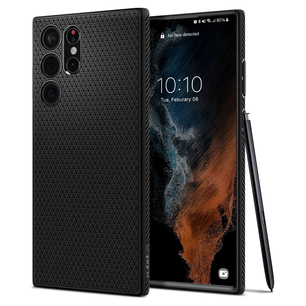 Spigen - Liquid Air (ACS03915) - Samsung Galaxy S22 Ultra - Black