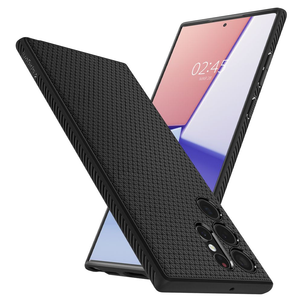 Spigen - Liquid Air (ACS03915) - Samsung Galaxy S22 Ultra - Black
