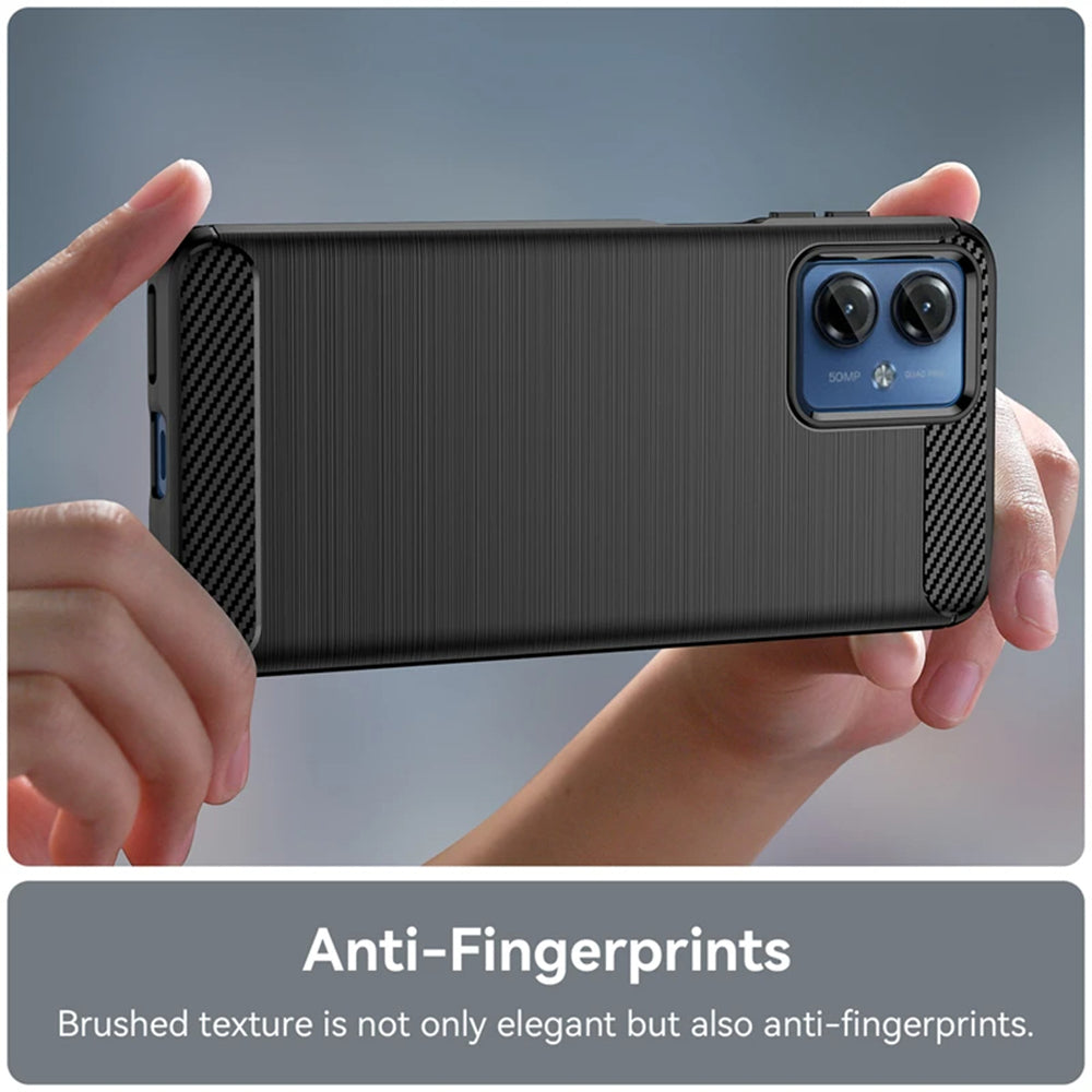 Techsuit - Carbon Silicone - Motorola Moto G14 - Blue