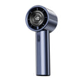Techsuit - Handheld Mini Fan (CT-111) - Portable, Adjustable, Rechargeable, Digital Display, 10W - Blue
