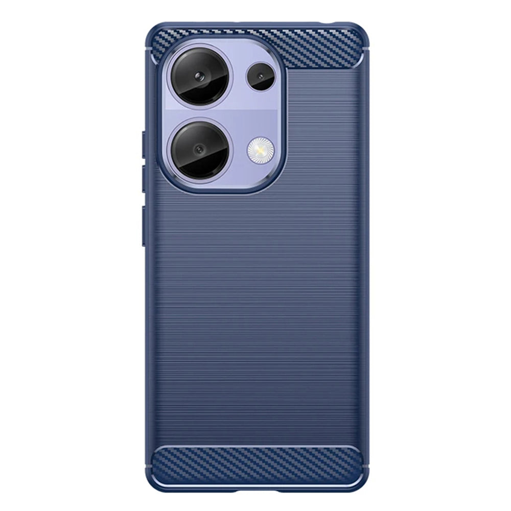 Techsuit - Carbon Silicone - Xiaomi Redmi Note 13 Pro 4G / Poco M6 Pro 4G - Blue
