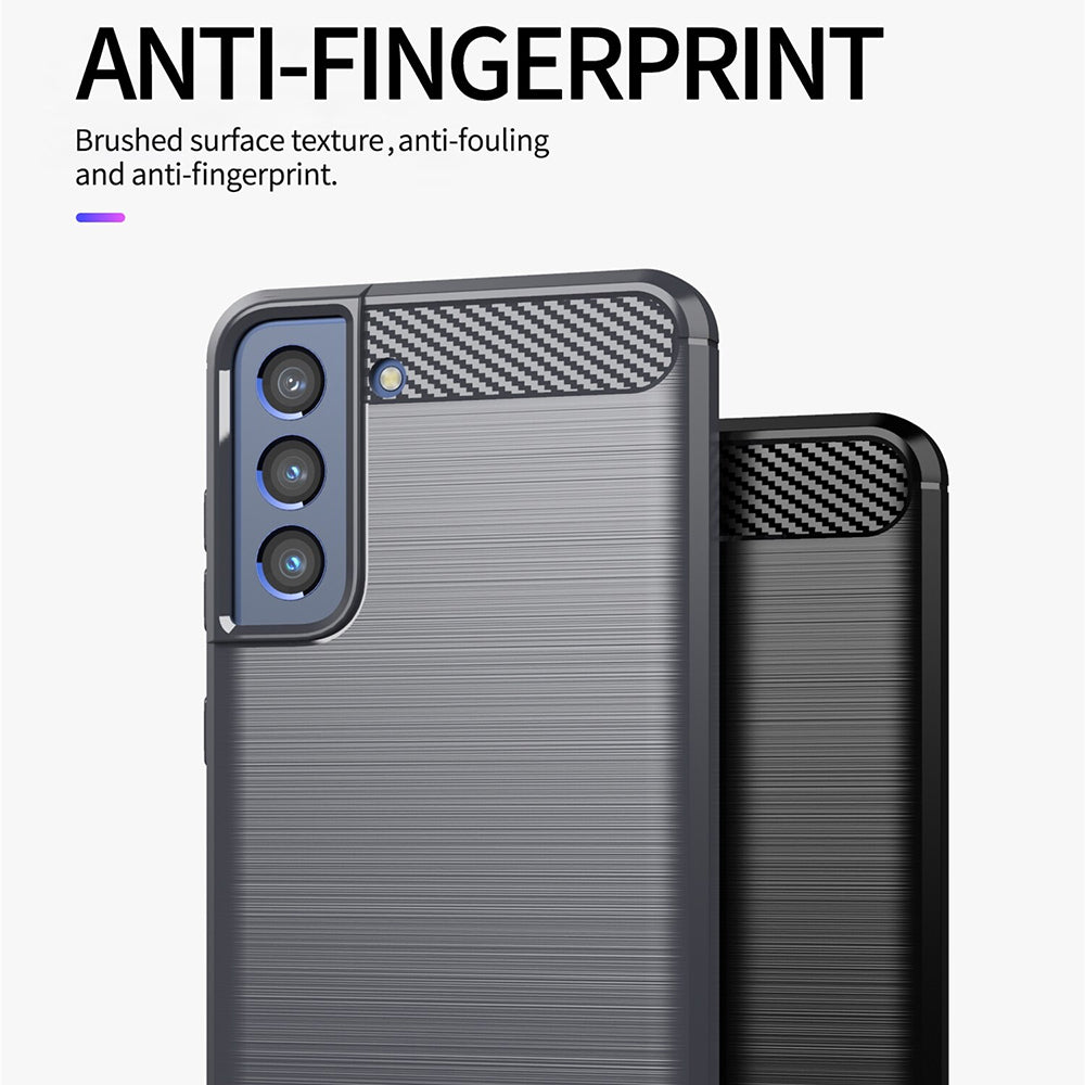 TechSuit Husa de protectie Techsuit Carbon Silicone compatibil cu Samsung Galaxy S22 Plus, Negru – imagine 6