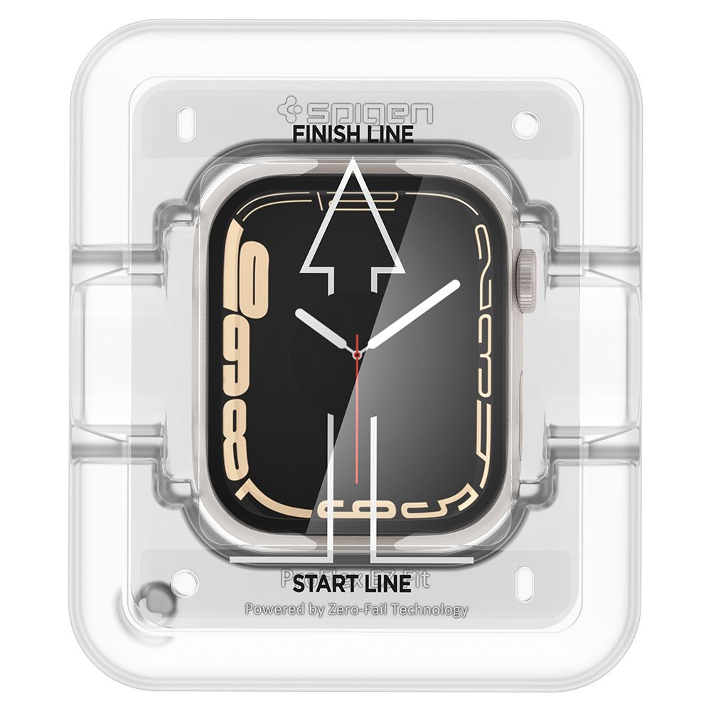 Spigen - (2 pack) ProFlex EZ Fit (AFL04051) - Apple Watch 7 / 8 / 9 (45mm) - Black