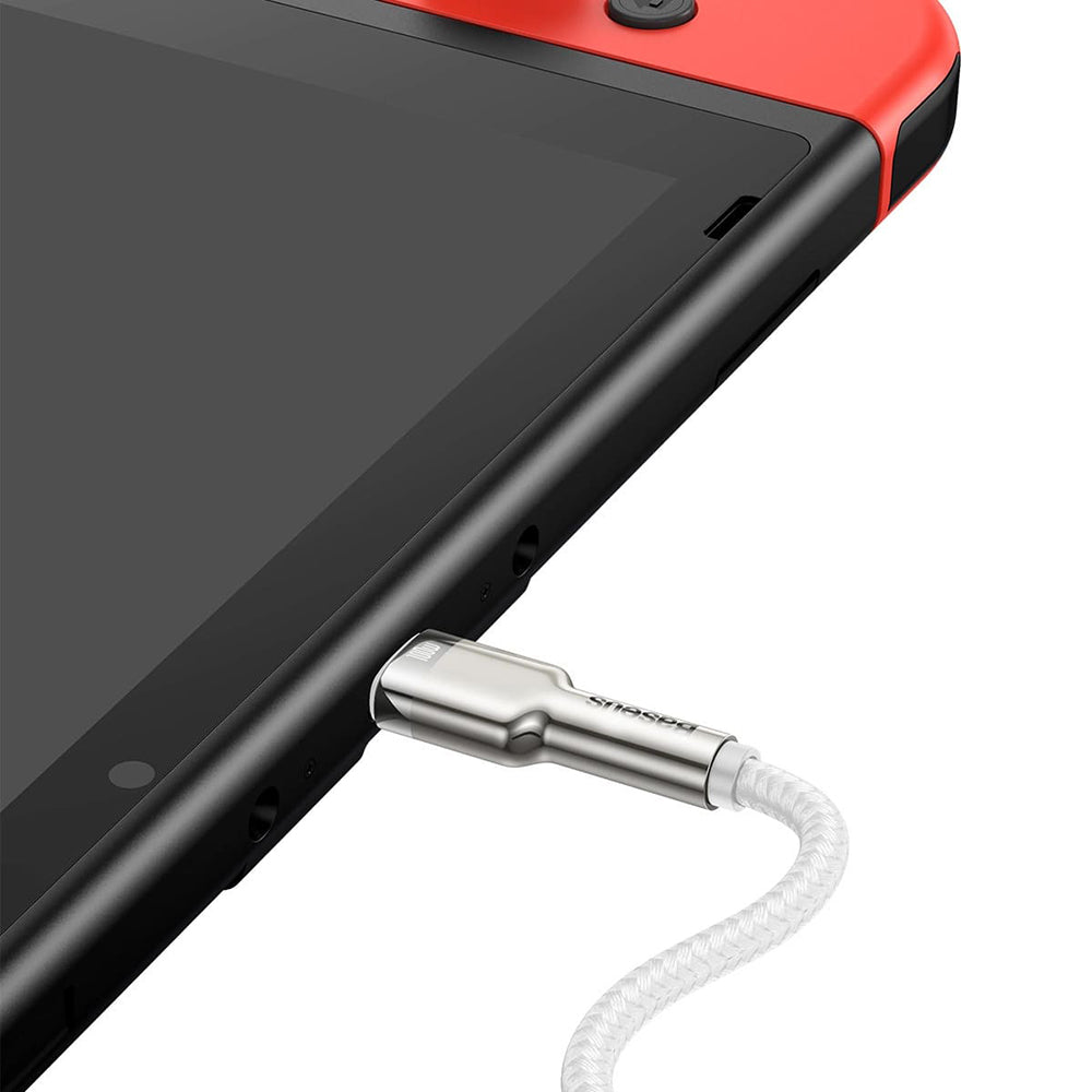 Baseus - Data Cable Cafule Series Metal (CATJK-C02) - Type-C to Type-C, Super Fast Charge, 100W, 480Mbps, 20V, 5A, 1m - 