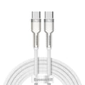 Baseus - Data Cable Cafule Series Metal (CATJK-D02) - Type-C to Type-C, Super Fast Charge, 100W, 480Mbps, 20V, 5A, 2m - 